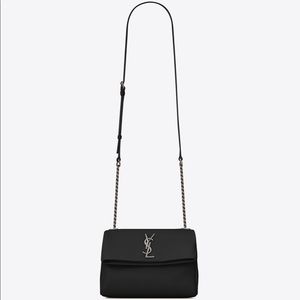 Saint Laurent Small West Hollywood Leather Bag